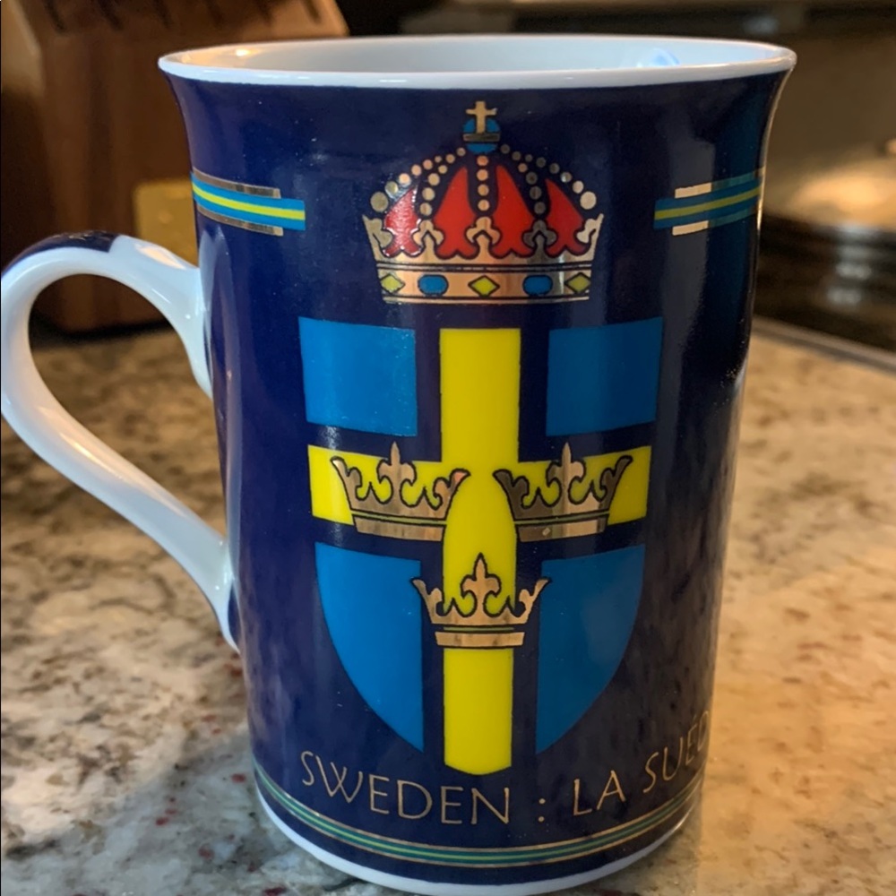 Blue and Yellow Sweden Mug